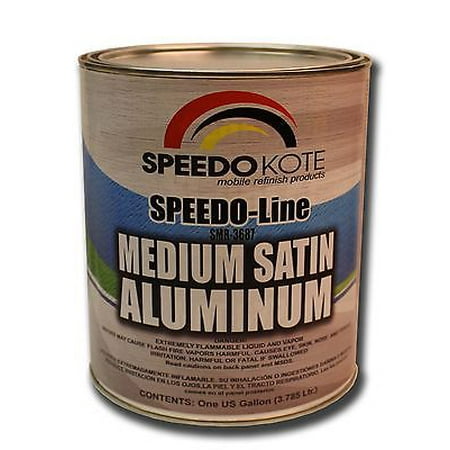 Medium Satin Aluminum for automotive base coats , One Gallon