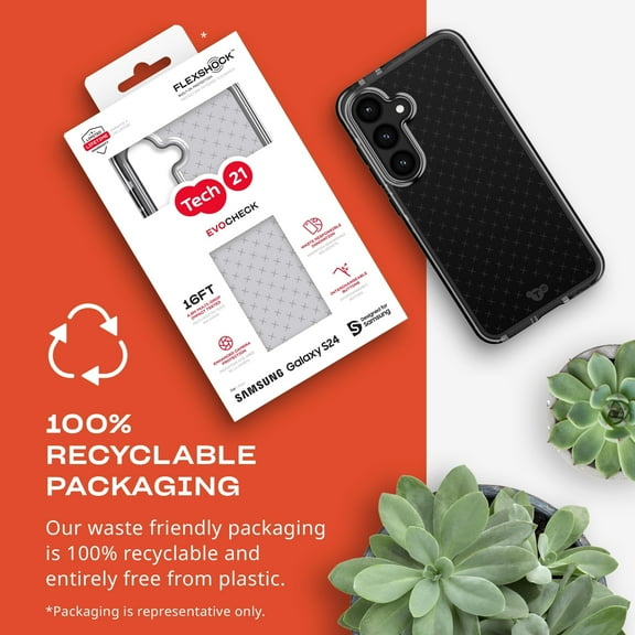 Tech21 Evocheck Case for Samsung S24 - Smoke/Black