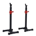 thumbnail image 1 of Graflsoa Home Gym Barbell Rack Set for Squats & Bench Press, Detachable Steel Frame, Black Fitness Equipment for Legs & Hips Workout, 1 of 6