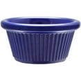 thumbnail image 4 of Truecraftware – Set of 12- Fluted Ramekin 3 oz. Cobalt Blue Color Melamine - Individual Condiments Ramekins Portion Dipping Sauce, 4 of 5