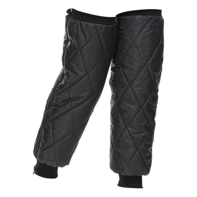 Calentadores de piernas mangas largas con cremallera rodilleras polainas para bicicleta patinaje cross actividades al aire libre senderismo 1 par 45cm