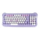 thumbnail image 1 of Combo de Teclado y Ratón Inalámbricos, Teclado Inalámbrico para Mácina de Escreto retro de 98 Teclas con Teclas Redondas, Ratón de 1600 PPP, Lindo Juego de Rouse Con Teclado, 1 of 7