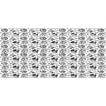 thumbnail image 4 of Manly Piggy Bank, Greyscale Pattern with Rider Skulls Bone Bikers Repair Shops Services Art, Ceramic Coin Bank Money Box for Cash Saving, 3.6" X 3.2", Charcoal Grey White, by Ambesonne, 4 of 4