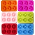 thumbnail image 2 of ACDANC 2026 New Donut Pan Rectangular Chocolate Silicone Cake Thickened Candy Perfect for Mini Donuts and Muffins for Baking Mini Treats Muffins Donuts Cupcakes Desserts., 2 of 7