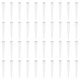 thumbnail image 1 of 100 Pcs Buses de Calfeutrage en Plastique Embout de Remplacement Outil d'Extension Fournitures (Blanc), 1 of 9