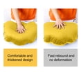 thumbnail image 6 of Partheme 15x11 inch Soft Velvet Seashell Throw Pillow,Lint Free Shell Shape Cushion Decorative Accent for Sofa Couch Bed Living Room.Mother’s Day Coastal Gift and Beach House Decor Essential, Yellow, 6 of 6