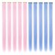 thumbnail image 1 of FYHTSD 10 piezas de clip de extensión de cabello de color azul claro y rosa claro en postizos coloridos, resaltado de fiesta de princesa, múltiples piezas de peluca para adolescentes/niñas/mujeres, 1 of 5
