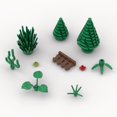 thumbnail image 1 of Bloques de construcción de piezas de plantas Ajuzolu, 239 piezas, compatibles, 1 of 4