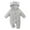Grey, variant on HNMKIU Baby Bear Baby Romper Jumpsuit Outfit Girls Boys Winter Hooded Snowsuit for Navy,0-3 Months