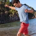 thumbnail image 4 of Lands' End Men's Big and Tall SunShade UPF 50 Short Sleeve Swim Tee Rash Guard, 4 of 4