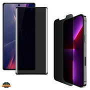 For Samsung Galaxy S24+ /S24 Plus 5G Privacy Screen Protector Tempered Glass Anti-Spy Anti-Peek 9H Hardness Screen Cover by Xpression - Black