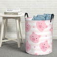 thumbnail image 5 of Goofa Cartoon Pig Printed Circular Hamper,Laundry Basket with Handles,Storage Baskets Foldable,Large Capacity Laundry Hamper-Small, 5 of 8