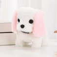 thumbnail image 1 of Electronic Plush Toys Puppy-Walking, Barking, Tail Wagging, Stretching Companion Animal for Kids Toddlers（Collar Saint Bernard [Pink]）, 1 of 4