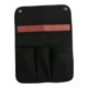 thumbnail image 3 of Bolsa de almacenamiento para reposabrazos de silla de camping, bolsillo lateral, organizador de lona con múltiples compartimentos Negro, 3 of 9