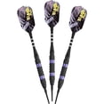 thumbnail image 1 of Viper Fléchettes à Pointe Souple en Glace Noire avec Anneaux Violets, 18 Grammes, 1 of 4