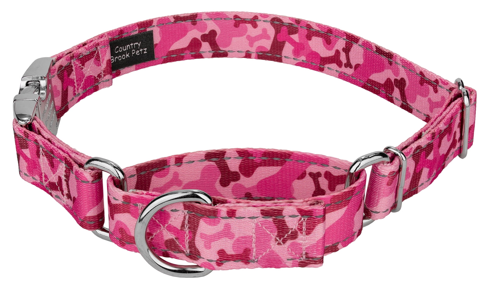 pink martingale collar