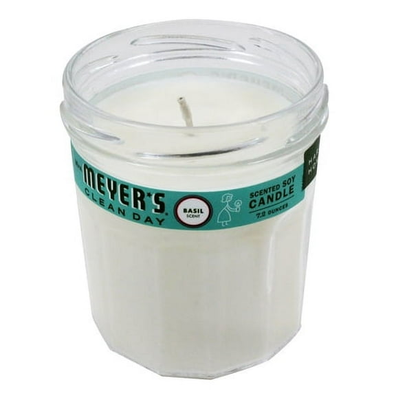 Mrs. Meyer's Clean Day Candle, Basil, 7.2 oz (2 pack) (Bundle)
