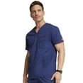 thumbnail image 7 of Dickies EDS Signature Scrubs Top for Men V-Neck 81906, L, Navy, 7 of 7