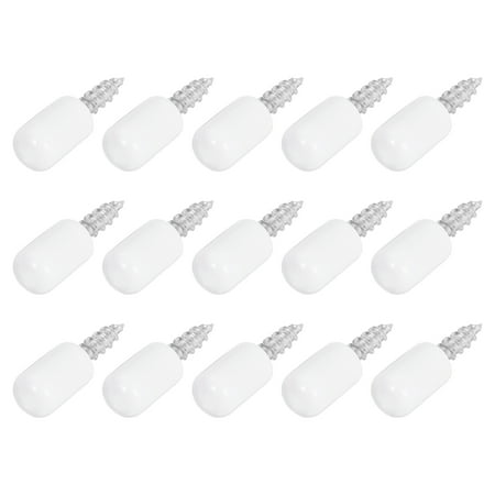 

Uxcell 15 Pack Shelf Bracket Peg Metal 7.5mm Dia Holder Support Pin White Cover