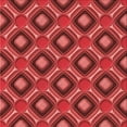 thumbnail image 1 of Ahgly Company Indoor Square Patterned Grapefruit Red Area Rugs, 4' Square, 1 of 6