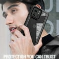 thumbnail image 2 of Poetic Guardian Case for Motorola Moto Edge 2023 [Not for 2022 Version], Full Body Cover with Built-in Screen Protector, Black/Clear, 2 of 5