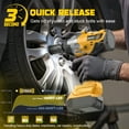 thumbnail image 5 of Cordless Impact Wrench High Torque 1/2", Compatible for Dewalt 20V Battery, 1400 Ft-lbs (2000 Nm),Brushless Electric Impact Gun with 4 Modes & LED Light (NO Battery), 5 of 8