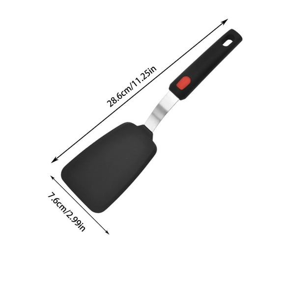 Kitchen Utensils Set 5 Spatulas Silica Gel Kitchen Utensils Non-Stick Set of Kitchen Utensils Heat Resistance to 600 Fahrenheits for Eggs Pancakes Suitable for Grill Utensils Set