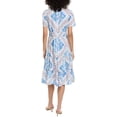 thumbnail image 2 of Nanette Nanette Lepore womens  Short Sleeve Maxi Dress, XL, Blue, 2 of 3