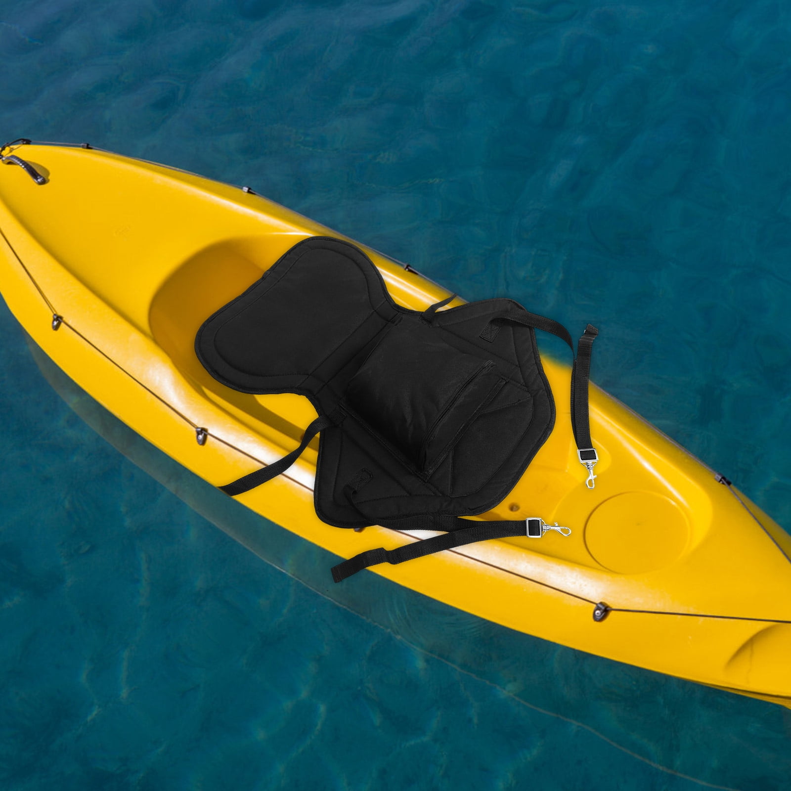 FOMIYES Comfortable Kayak Backrest Ergonomic Design Durable Black Oxford