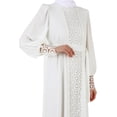 thumbnail image 4 of Off White - Crew neck - Fully Lined - Modest Dress - Refka, 4 of 5