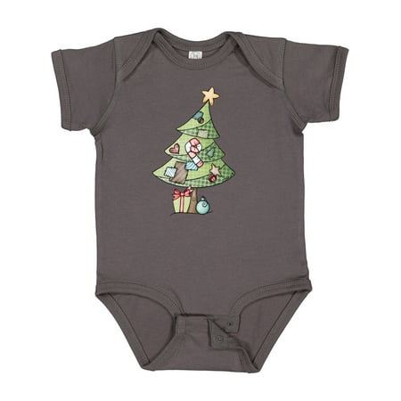 

Inktastic Christmas Tree Boys or Girls Baby Bodysuit