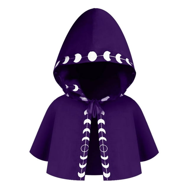 Capa de Halloween Cosplay capa accesorios de disfraz fiesta capa de Púrpura Yuyangstore Capucha de Halloween