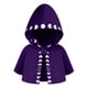 thumbnail image 1 of Capa Medieval con Capucha para Halloween, Capa para Cosplay, Capa de , Chal de Utilería para Fotos, Capa Corta, Capa de para Juegos de Púrpura Salvador Capucha de Halloween, 1 of 9