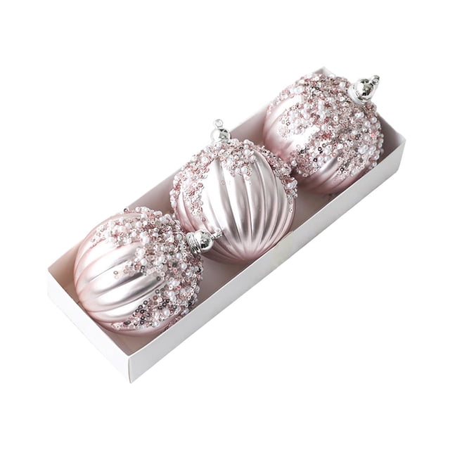 Adornos para árboles de Navidad, colgantes con dijes, bolas de Navidad para hacer tú mismo, juego de adornos decorativos colgantes para cumpleaños en Estilo C