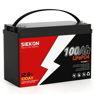 SCREAMPOWER 24V 100Ah LiFePO4 Battery, Rechargeable Deep Cycles