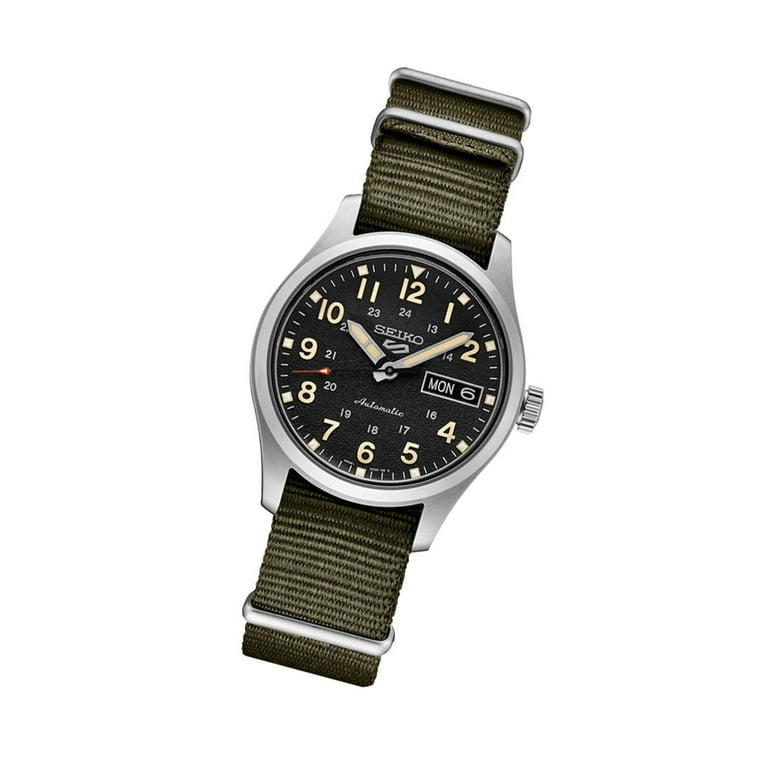 Seiko 5 Sports Automatic 36mm Watch with Black Dial #SRPJ85 Seiko 5 Sports Automatic 36mm Watch with Black Dial #SRPJ85