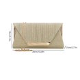 thumbnail image 3 of Bolsos de embrague tipo sobre Bolso de noche con cadena Bolsos de fiesta elegantes a la moda (Oro), 3 of 5