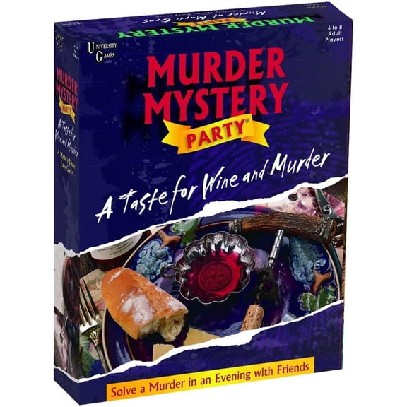 University Games Taste for Wine and Murder, A (2021 Edition) New
