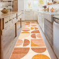 thumbnail image 2 of Boho Rug Washable x Area Rugs for Bedroom Entryway Living Room Bedside Small Throw Floor Carpet Non Slip Soft Indoor Modern Abstract Bohemian Orange, 2 of 7