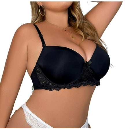 

Sexy A Piece Black Plus Size Bras & Bralettes (Women s)