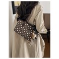 thumbnail image 5 of PRIYAL Polka Dot Shoulder Bag Vintage Everyday Purse Trendy Y2k Handbag Cute Shoulder Purse for Women with Pendant, 5 of 6
