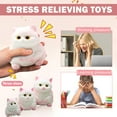 thumbnail image 4 of Cute Cat Squeeze Toy, Adorable White Cat Figurine With Stress - Relieving Design, For And S For Play And Decoration, 4 of 8