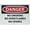 Warning Sign 3, variant on Warning Danger Hydrogen Sign - 8"x12" Rust-Proof Aluminum Metal Sign, Fence Yard Gas Storage Areas Indoor Outdoor Use
