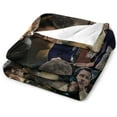 thumbnail image 3 of Callum Turner Blanket Super Soft Throw Blanket Silky Flannel Lightweight for Sofa, Bed Blanket All Season Use 30""*40""（76 * 100cm）, Style, 3 of 6