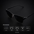 thumbnail image 3 of YIXIGGC Polarized Sunglasses for Men and Women Semi-Rimless Frame Driving Sun glasses UV Blocking DYF329-1496, 3 of 5