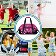 thumbnail image 7 of Jiaoprinted Personalized Sport Duffel Bag, Custom Cheer Dance Bag with Name, Customized Sport Gym Bag for Cheerleaders, Travel Duffle Bag for Women, Pink Glitter, 7 of 7