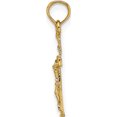 thumbnail image 2 of 10K Mini Crucifix Charm Yellow Gold Material Captivating Handcrafted Breathtaking Inspired by artistry and crafted with passion, 2 of 4