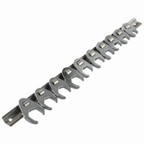 10pcs 3/8Inch Drive Crowfoot Wrench Set 10-22mm Flare Nut Wrenches for Loosening Fastening Nuts and Bolts