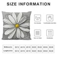 thumbnail image 6 of Acheng Throw Pillow Covers You are My Sunshine Yellow Gray with Words Decorative Pillow Cases Home Decor Square Pillowcases,2 Pcs White, 6 of 6