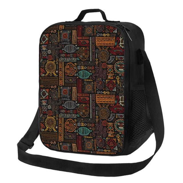 Fotbe Polynesian Turtles Lonchera Bolsa de Almuerzo para Hombres y Mujeres, Lonchera de Gran Capacidad, Bolsa de Almuerzo Reutilizable, Bolsa Térmica Aislante